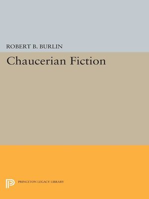 cover image of Chaucerian Fiction